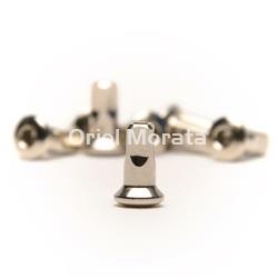 14G Head - 2mm - 12mm - Inverted - Brass - Image 1
