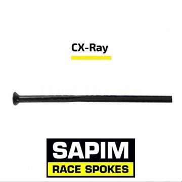 Sapim CX-Ray 14G Spoke -2-2.3/0.9-2 mm - Black - SL flat - Image 1