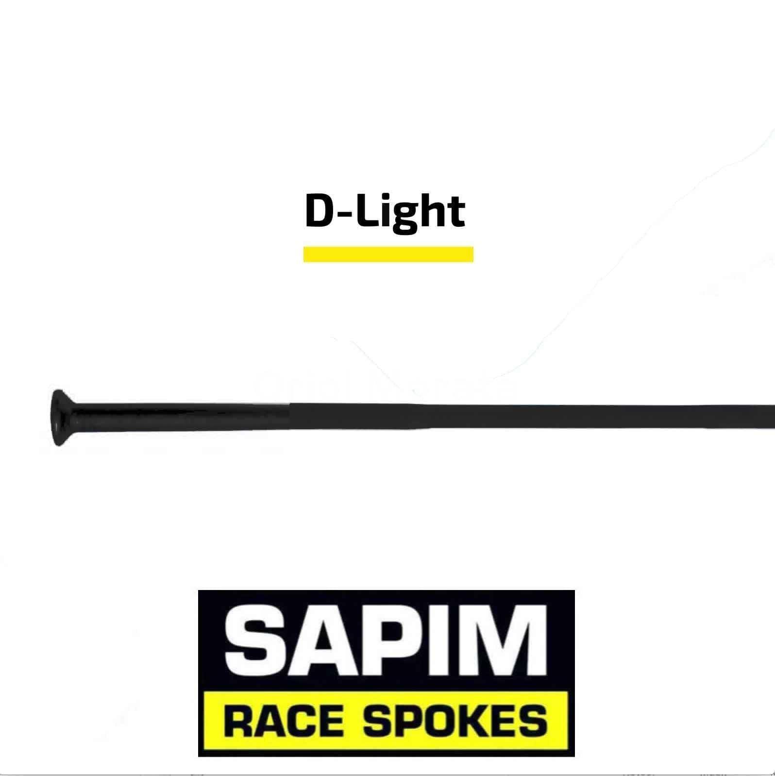 Sapim Race 14G Spoke - 2-1.8-2mm - Black - J-Bend - Image 1
