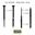 Radio Sapim CX-Ray 14G -2-2.3/0.9-2 mm - Negro - SP - Tiro Recto - Plano SL - Imagen 1