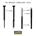 Radio Sapim CX-Ray 14G -2-2.3/0.9-2 mm - Negro - SP - Tiro Recto - Plano SL - Imagen 1